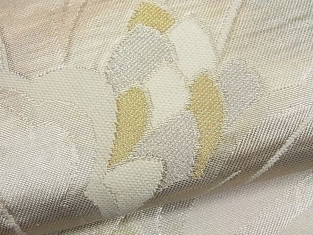 平和屋着物■六通柄袋帯 更紗花唐草文 金銀糸 逸品 n-fw1435