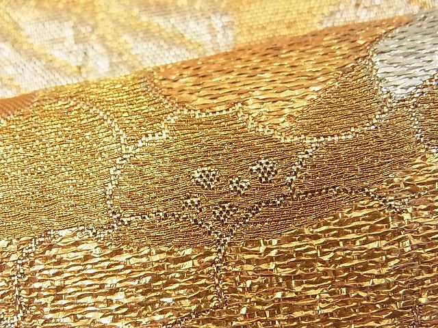 平和屋着物■六通柄袋帯 牡丹 金銀糸 逸品 n-fw1702