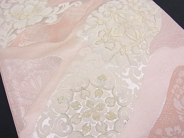 平和屋着物■六通柄袋帯 宝相華 金銀糸 逸品 n-fw1873