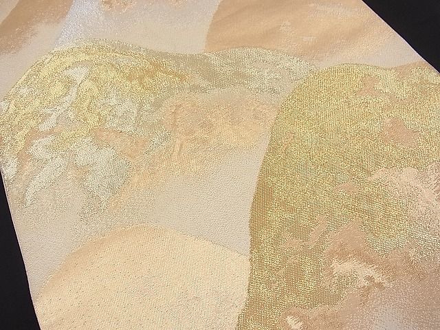 平和屋着物■六通柄袋帯 重山文 金銀糸 逸品 n-fw2133