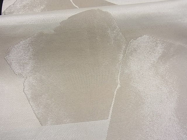 平和屋着物■六通柄袋帯 破れ色紙文様 銀糸 逸品 n-fw2146
