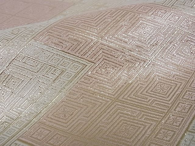 平和屋着物■佐賀錦 全通柄袋帯 吉祥文 金糸 逸品 ga1751