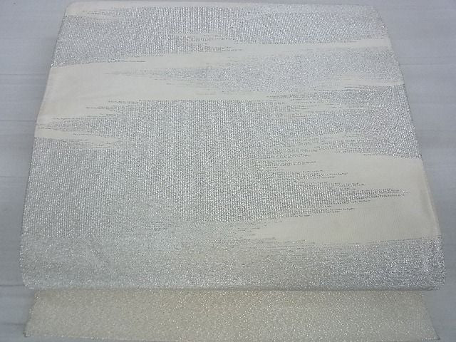 平和屋着物■綴れ 太鼓柄袋帯 霞文 銀糸 逸品 ga1755