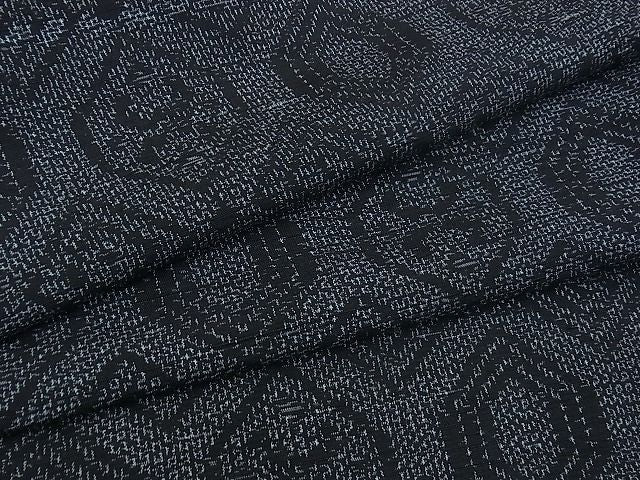 平和屋着物■上質な紬 吉祥亀甲文 逸品 n-gh1180