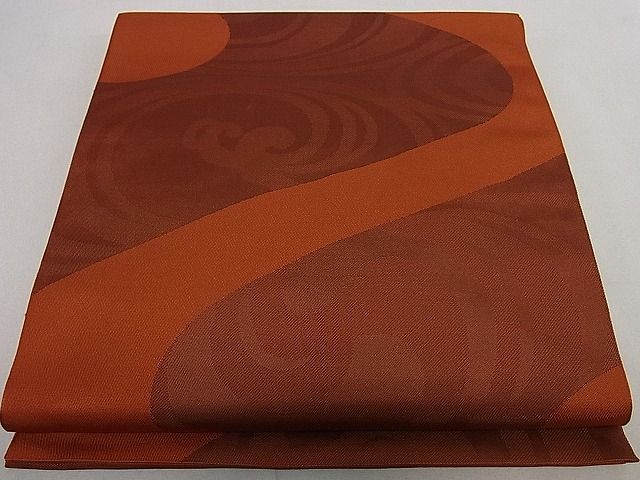 平和屋着物■六通柄 本袋帯 流水文 逸品 ha4554