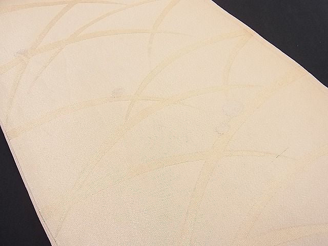 平和屋着物■夏物 六通柄袋帯 露芝文 銀糸 逸品 n-hj3324