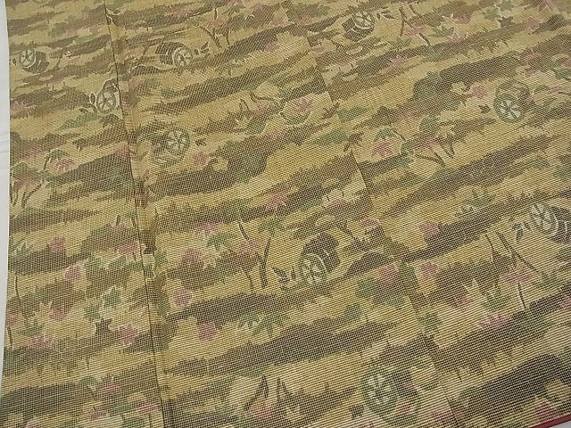 平和屋着物■上質なお召 御所解文 逸品 n-hv0699