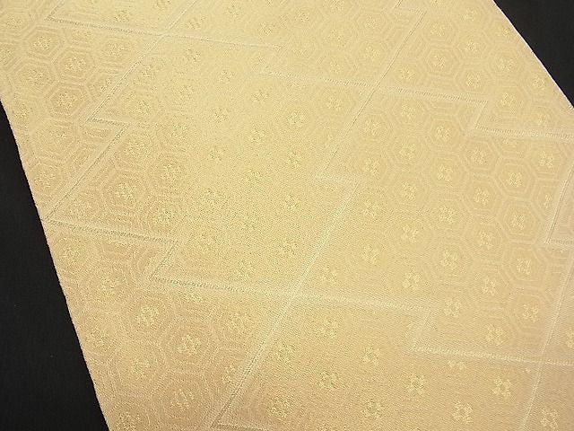 平和屋着物■六通柄袋帯 松皮菱亀甲文 金糸 逸品 n-hv1476