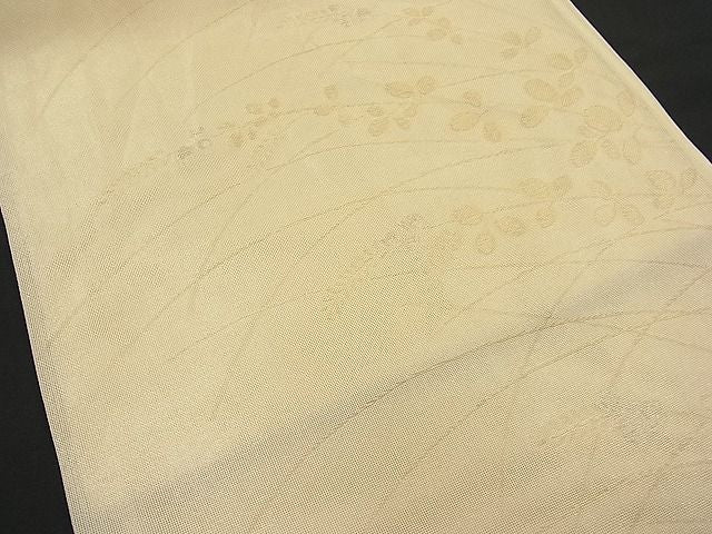 平和屋着物■夏物 六通柄袋帯 萩文 金銀糸 逸品 n-hv2133