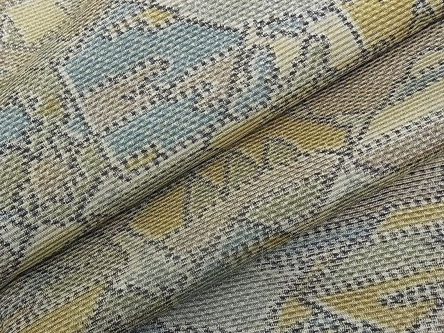 平和屋着物■上質なお召 切嵌吉祥文 逸品 hy6856