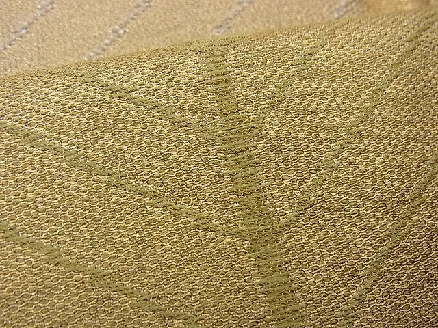 平和屋着物■六通柄袋帯 檜扇若松青海波 金糸 逸品 n-if1174