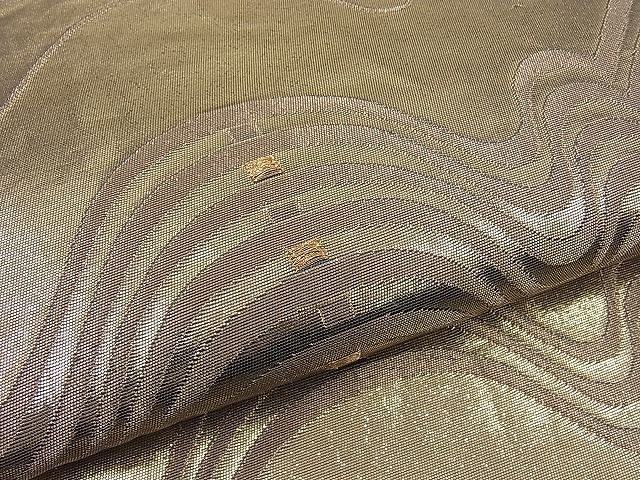 平和屋着物■六通柄袋帯 流線文 金糸 逸品 n-ip0206
