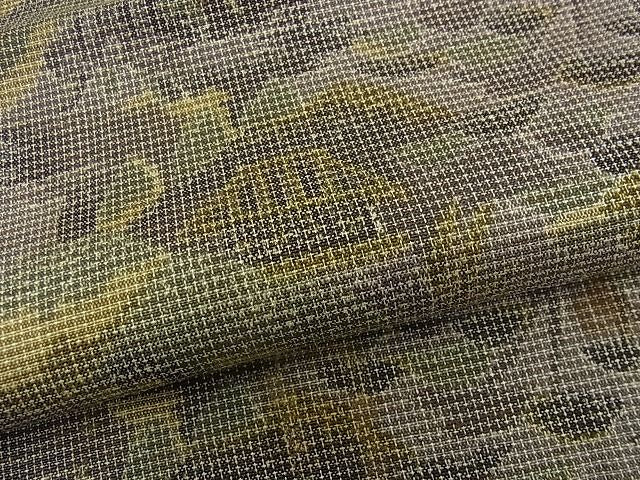 平和屋着物■上質な紬 風景花文 逸品 n-iz1256