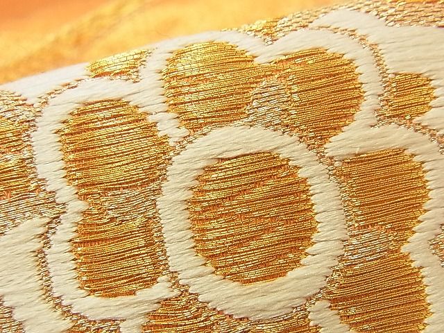 平和屋着物■六通柄袋帯 唐織 鼓 金糸 やまと誂製 逸品 n-iz1541