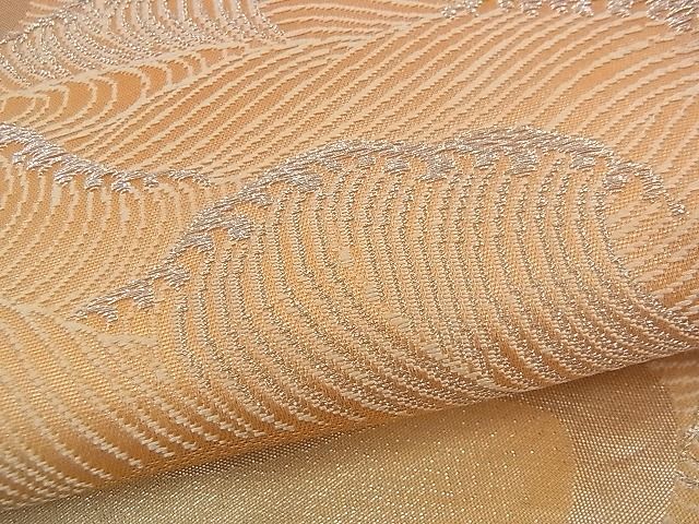 平和屋着物■六通柄袋帯 立波文 銀糸 逸品 n-iz1553