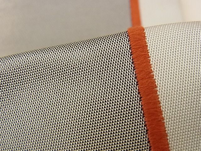 平和屋着物■六通太鼓柄袋帯 唐織 松喰い鶴 金銀糸 逸品 n-iz1648