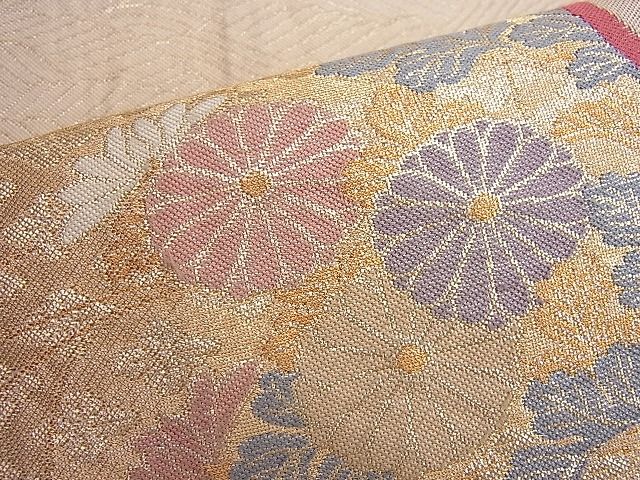 平和屋着物■六通柄袋帯 紹彩錦 錦綾舞蝶文 金糸 逸品 n-je1865