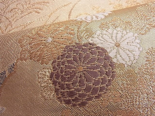 平和屋着物■九百佐賀錦 六通柄袋帯 唐織 蒔絵 金糸 逸品 n-je1873