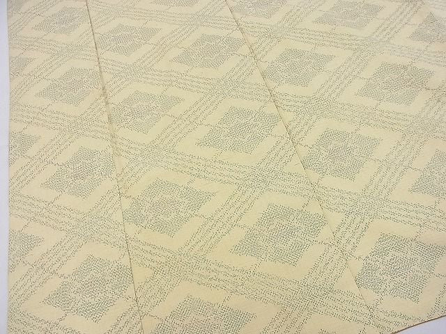 平和屋着物■上質な紬 菱吉祥文 逸品 n-je2098