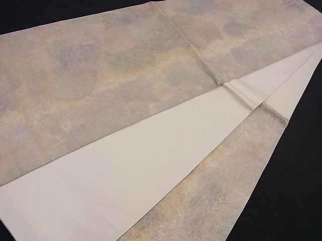 平和屋着物■六通柄袋帯 霞文 金糸 逸品 n-je2172