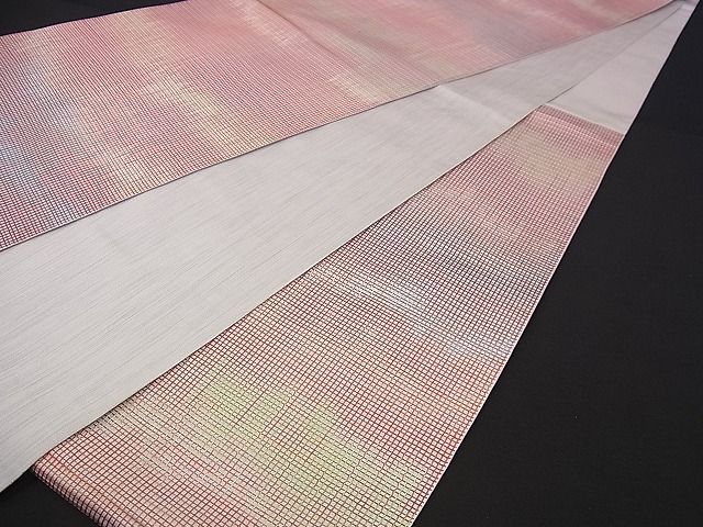 平和屋着物■六通柄 本袋帯 七彩錦 逸品 n-jx0041