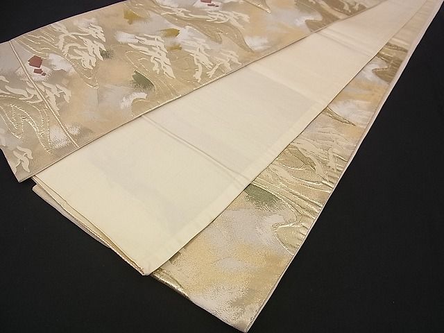 平和屋着物■六通柄袋帯 浜松文 金銀糸 逸品 n-jx0066
