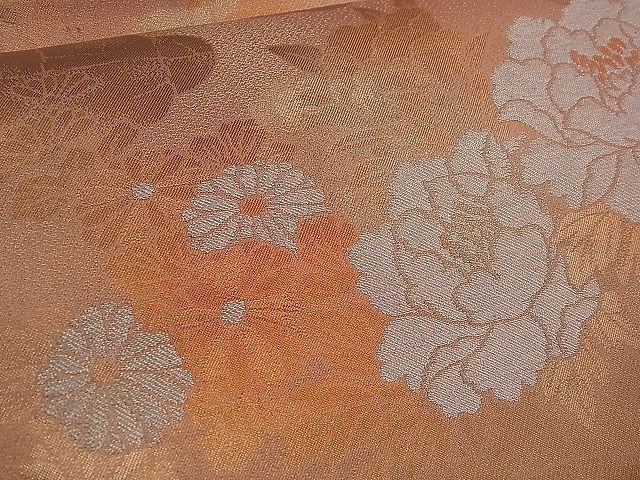 平和屋着物■六通柄袋帯 草花屏風文 金銀糸 逸品 n-jx0151
