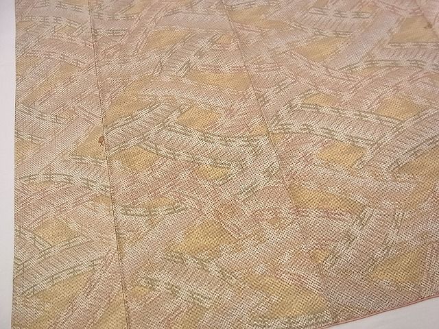 平和屋着物■上質な紬 渡橋文様 逸品 n-jx0845