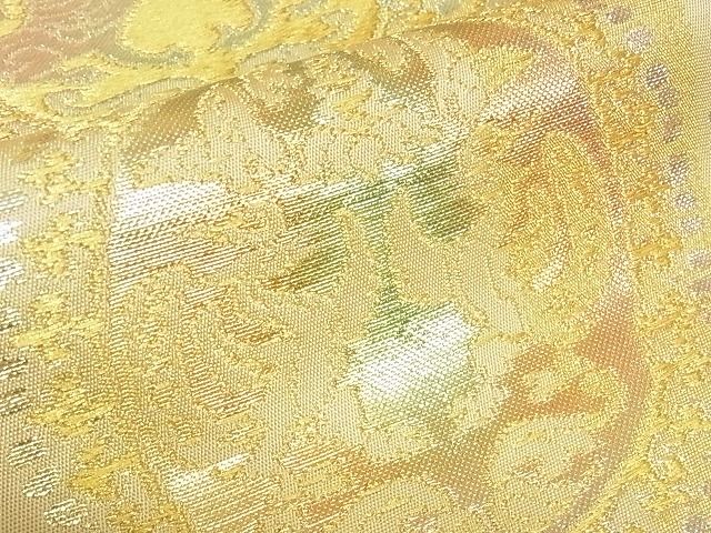 平和屋本店■最高級 龍村平蔵製 六通柄 本袋帯 円文白虎朱雀錦 金銀糸 正絹 逸品 KAAA0813kk4 - 平和屋