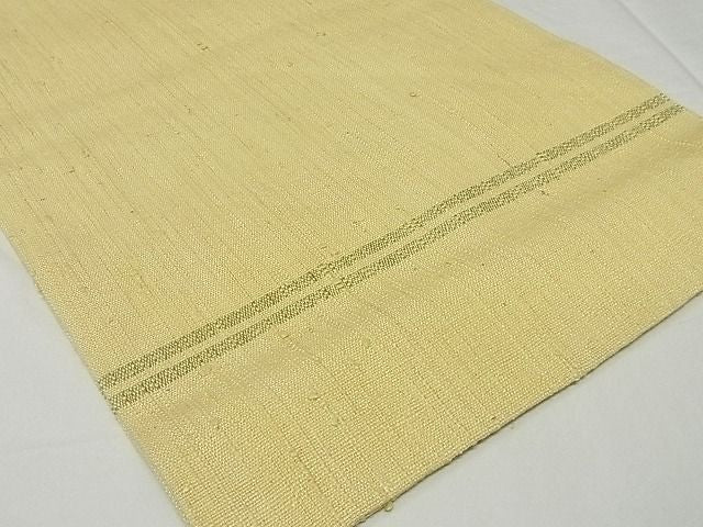 平和屋本店■極上 浦野理一 経節紬 九寸名古屋帯 蒸栗色 正絹 逸品 未使用 KAAA10398kk4 - 平和屋
