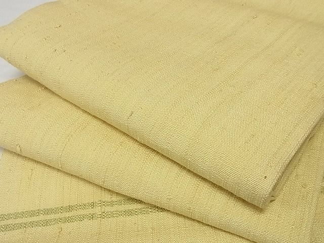 平和屋本店■極上 浦野理一 経節紬 九寸名古屋帯 蒸栗色 正絹 逸品 未使用 KAAA10398kk4 - 平和屋