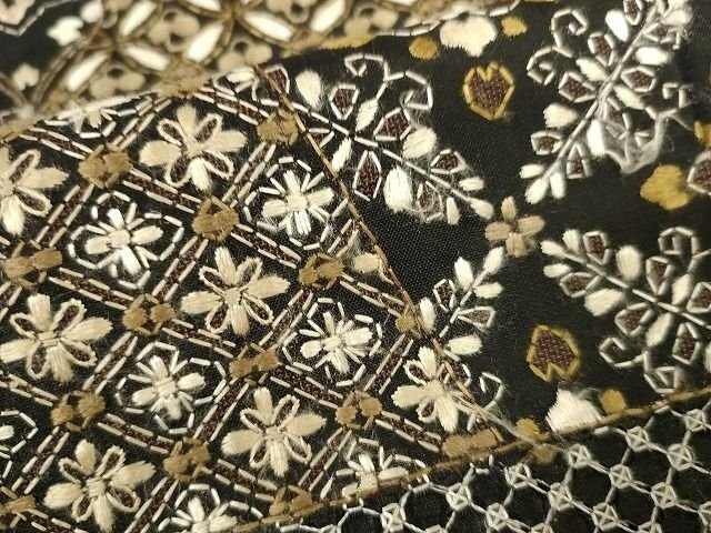 平和屋本店■極上 総刺繍 訪問着 割付き吉祥文 正絹 逸品 KAAA1658kk4 - 平和屋