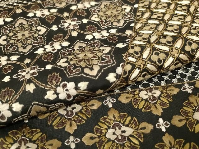 平和屋本店■極上 総刺繍 訪問着 割付き吉祥文 正絹 逸品 KAAA1658kk4 - 平和屋