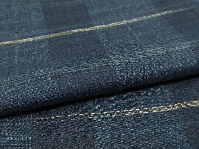 平和屋本店■極上 郡上紬 草木染 霞文 正絹 逸品 KAAA1761kk5 - 平和屋