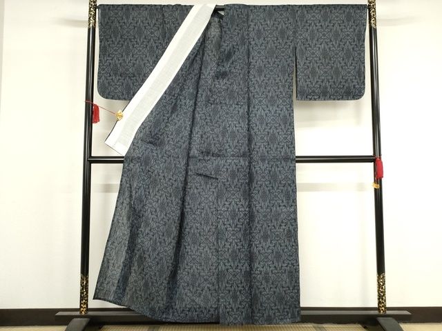 平和屋本店■極上 夏物 重要無形文化財 本場宮古上布 苧麻 花菱文 逸品 KAAA1762kk5 - 平和屋