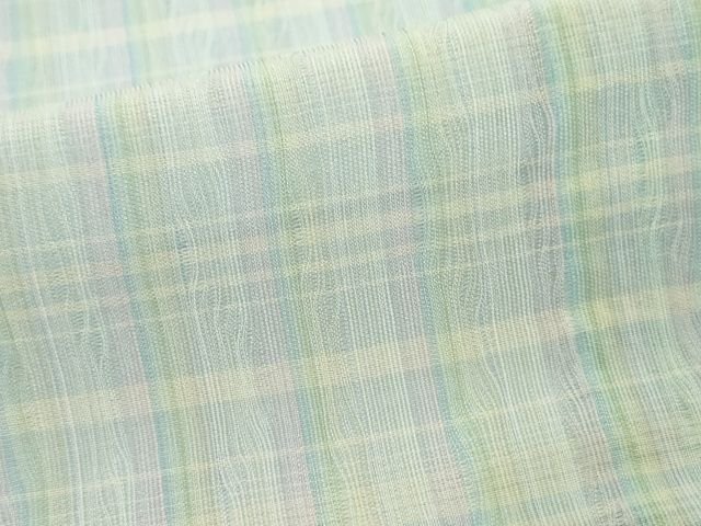 平和屋本店■希少 夏物 紅花紬 米沢 新田工房 濤波 証紙付き 正絹 逸品 KAAA1773kk5 - 平和屋