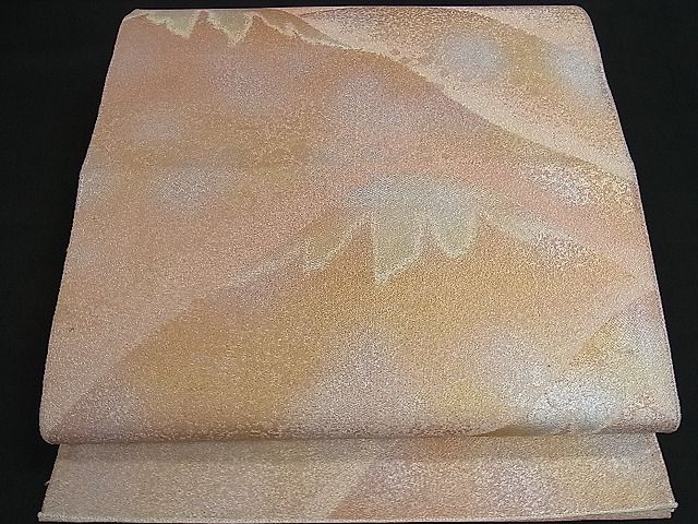 平和屋着物■全通柄袋帯 綴れ 遠山箔散らし 金銀彩 逸品 kb1810
