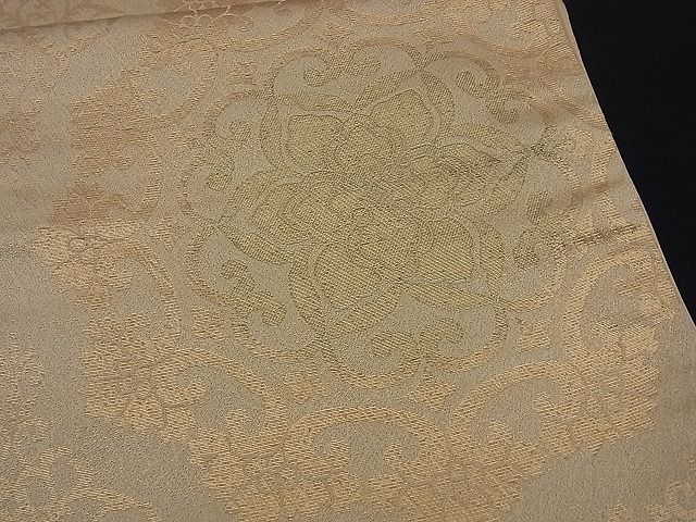 平和屋着物■六通柄袋帯 京蒔絵 花唐草文 金糸 逸品 n-kg1464