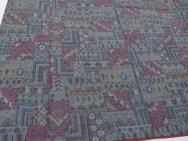 平和屋着物■上質な紬 吉祥文 逸品 n-kn0120