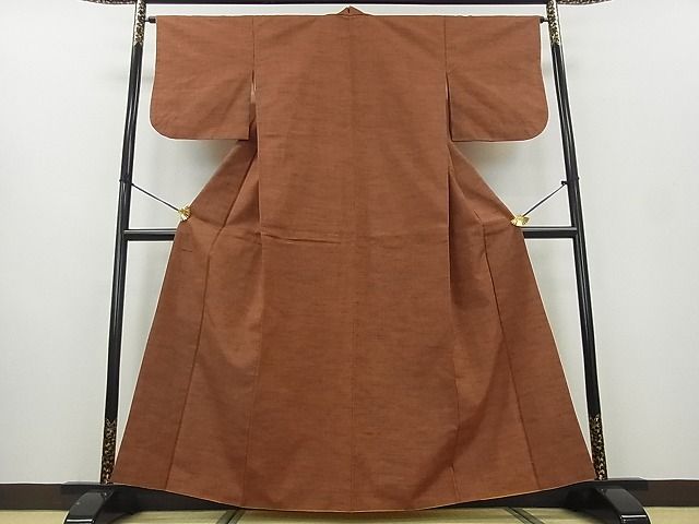 平和屋着物■上質な紬 霞文 逸品 mz0490
