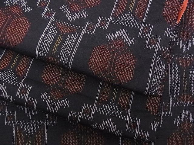 平和屋着物■上質な紬 吉祥文 逸品 n-mz2479