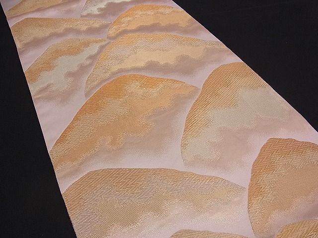 平和屋着物■六通柄袋帯 遠山文 金銀糸 逸品 n-mz2859