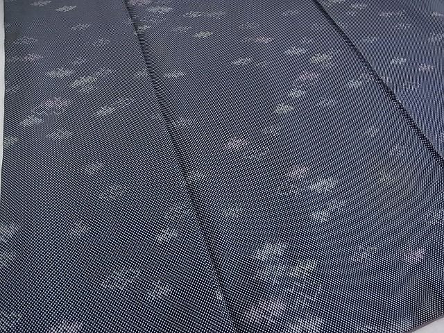 平和屋着物■上質なお召 吉祥文 逸品 n-mz4234