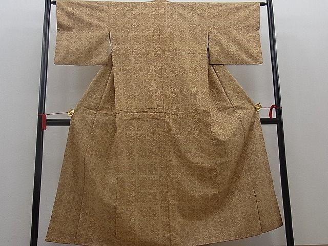 平和屋着物■上質な紬 吉祥文 逸品 n-mz5072