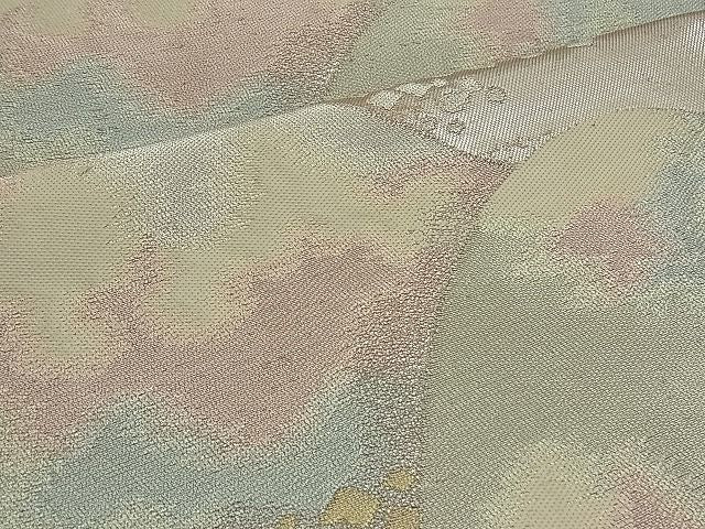 平和屋着物■六通柄袋帯 陶山箔散らし 珠箔 逸品 n-ea0350