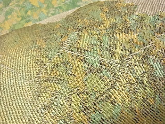 平和屋着物■西陣 服部織物謹製 六通柄袋帯 薫風 金銀糸 逸品 n-fn0940