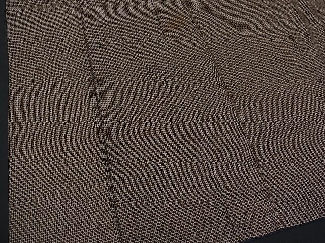 平和屋着物■男性 お召 絣文様 逸品 n-fw2552