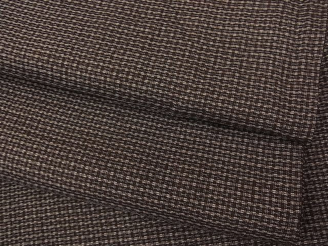 平和屋着物■男性 お召 絣文様 逸品 n-fw2552