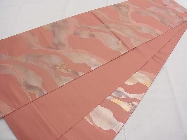 平和屋着物■六通柄袋帯 霞文 引箔 逸品 n-fw3124