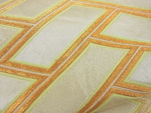 平和屋着物■六通柄袋帯 檜垣文 金糸 逸品 n-gh1818